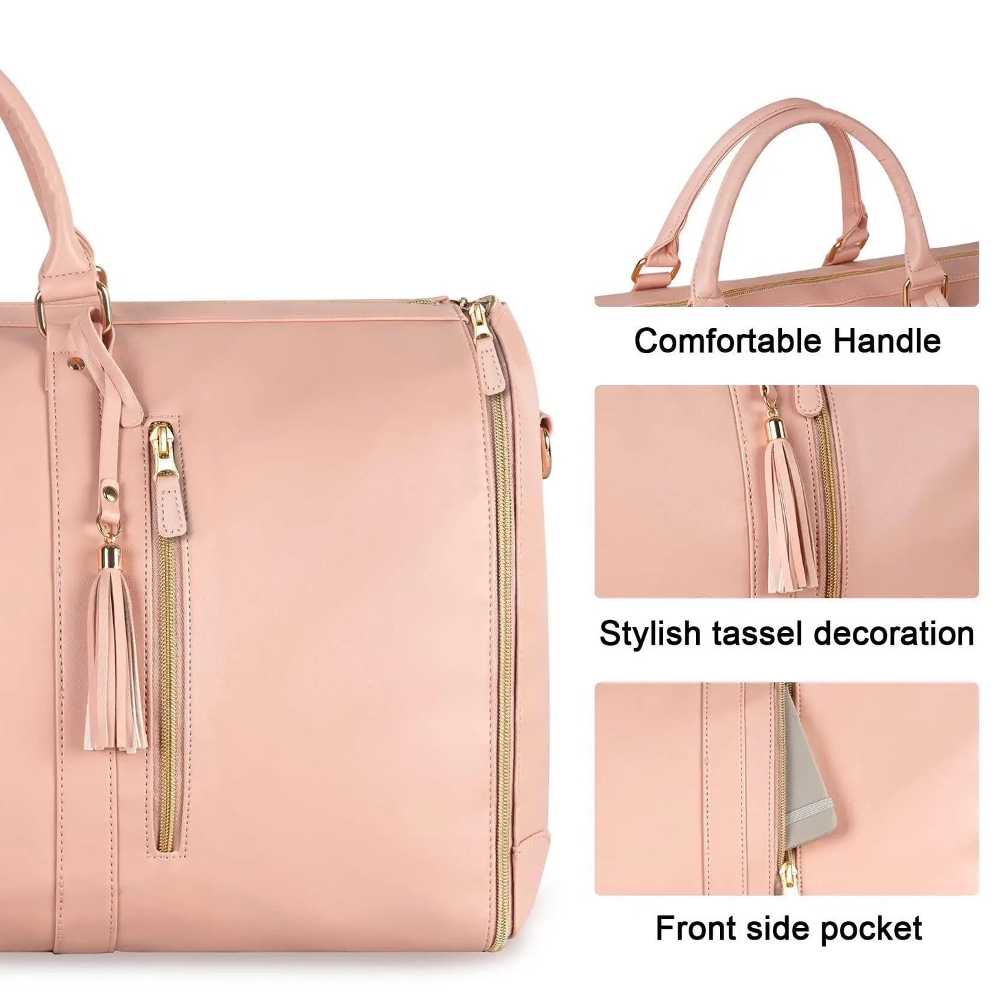 Travel Non-Crease Foldable Suit Bag | Stylish & Convenient Carry-On Luggage - FitZone360
