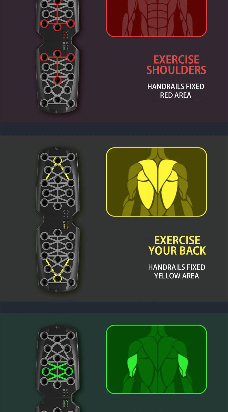 Push-Up Board for Core Workout | Build Strength & Sculpt Muscles - FitZone360