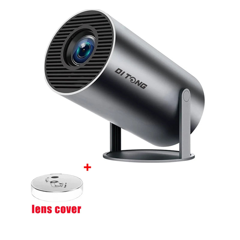 DITONG HY300 Plus 4K Mini Projector | HD 1280x720P Android LED Portable Home Cinema for Phone & Movie Streaming - FitZone360