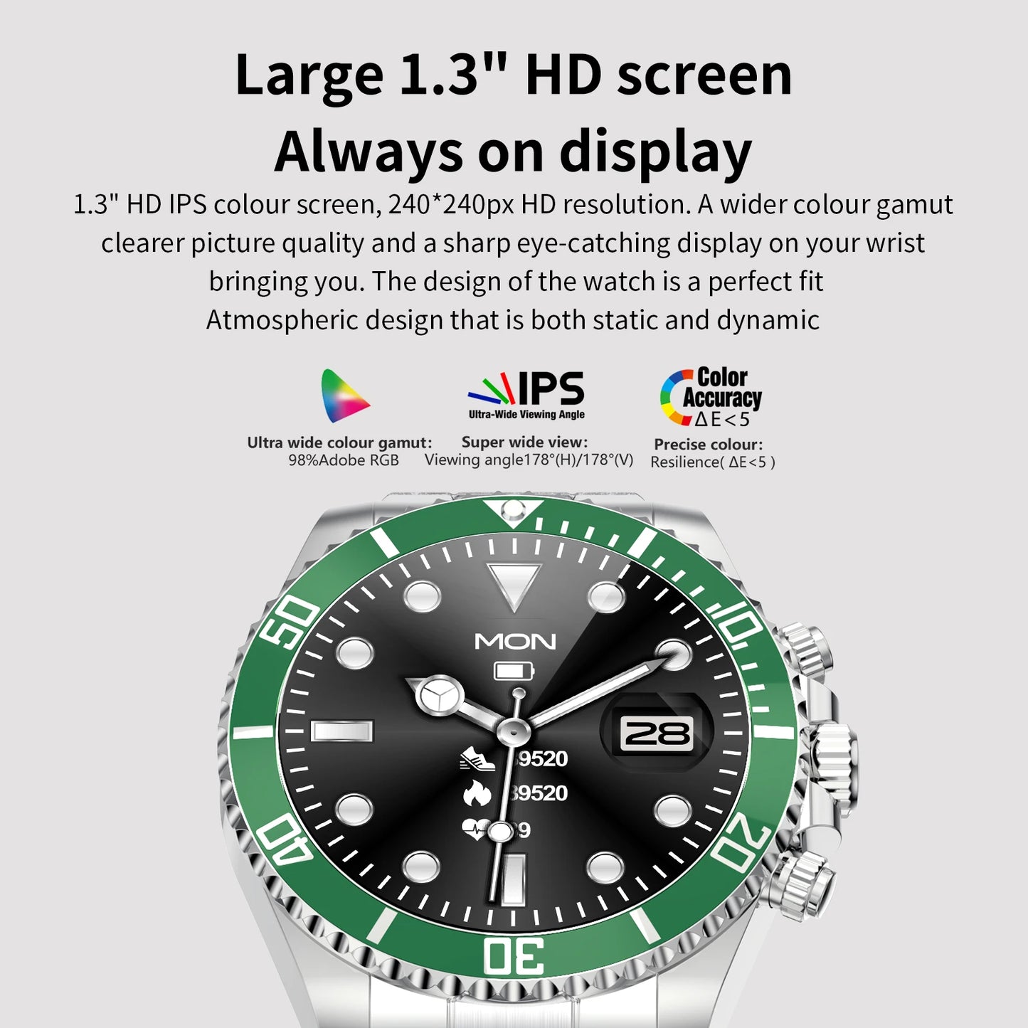 Aiweile AW12 Smartwatch – Stylish, High-End Smart Wear for Men - FitZone360