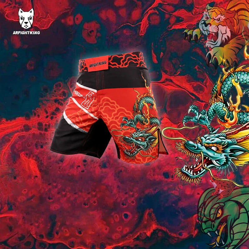 DOMINATE THE CAGE: Pro-Grade MMA Fight Shorts for Champions - FitZone360