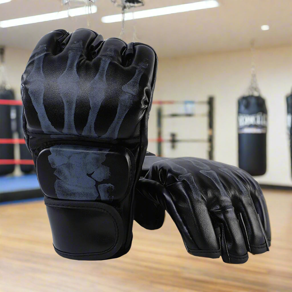 MMA 4oz Boxing UFC Style Mixed Martial Arts Gloves for Men/Women/Kids - FitZone360