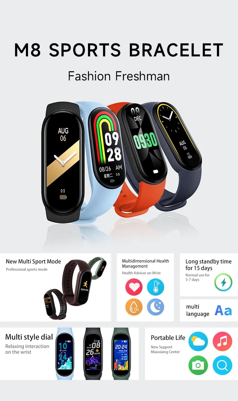 Multifunctional Smartwatch for Men and Women - FitZone360