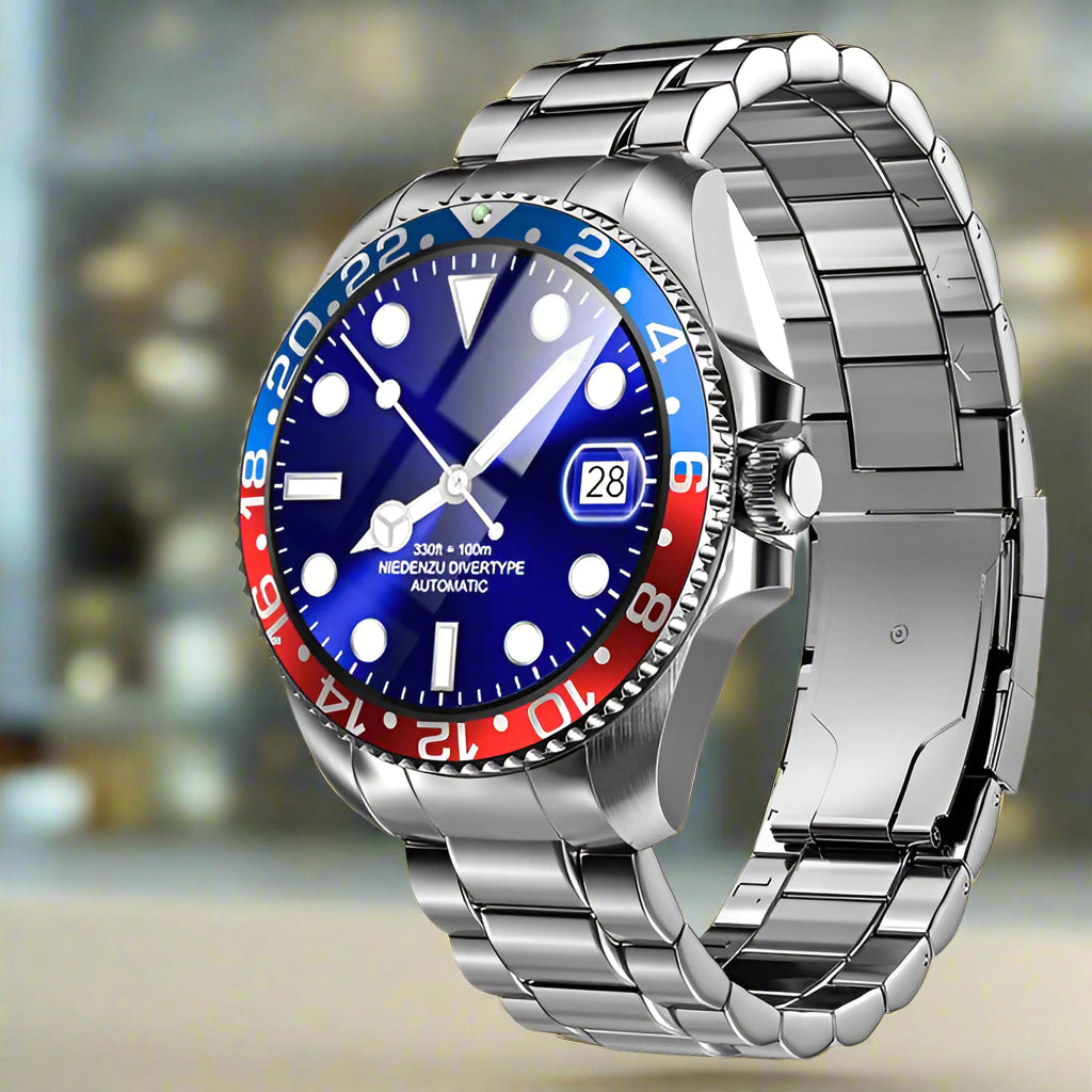 Smartwatch Luxury Rolex-Inspired | 1.43" HD AMOLED, GPS, Bluetooth Call, Health & Fitness Tracker for iOS & Android ⌚🌐 - FitZone360