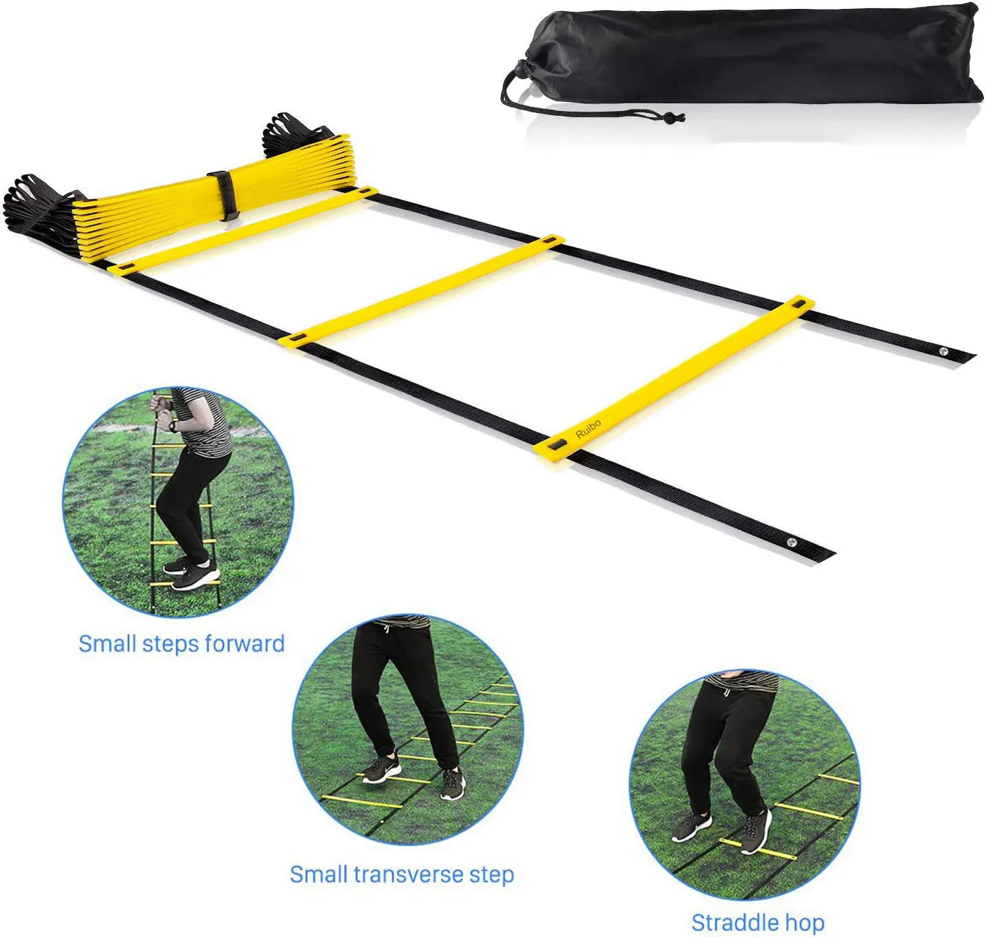 Agility Ladder with Nylon Straps – Speed & Sports Training Tool 🏃♂️ - FitZone360