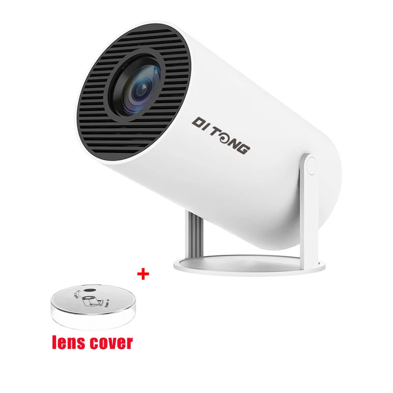 DITONG HY300 Plus 4K Mini Projector | HD 1280x720P Android LED Portable Home Cinema for Phone & Movie Streaming - FitZone360