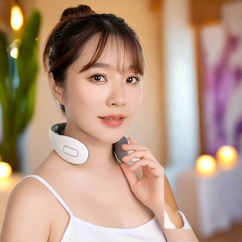 Electric Neck Massager with Magnetic Pulse Therapy - FitZone360