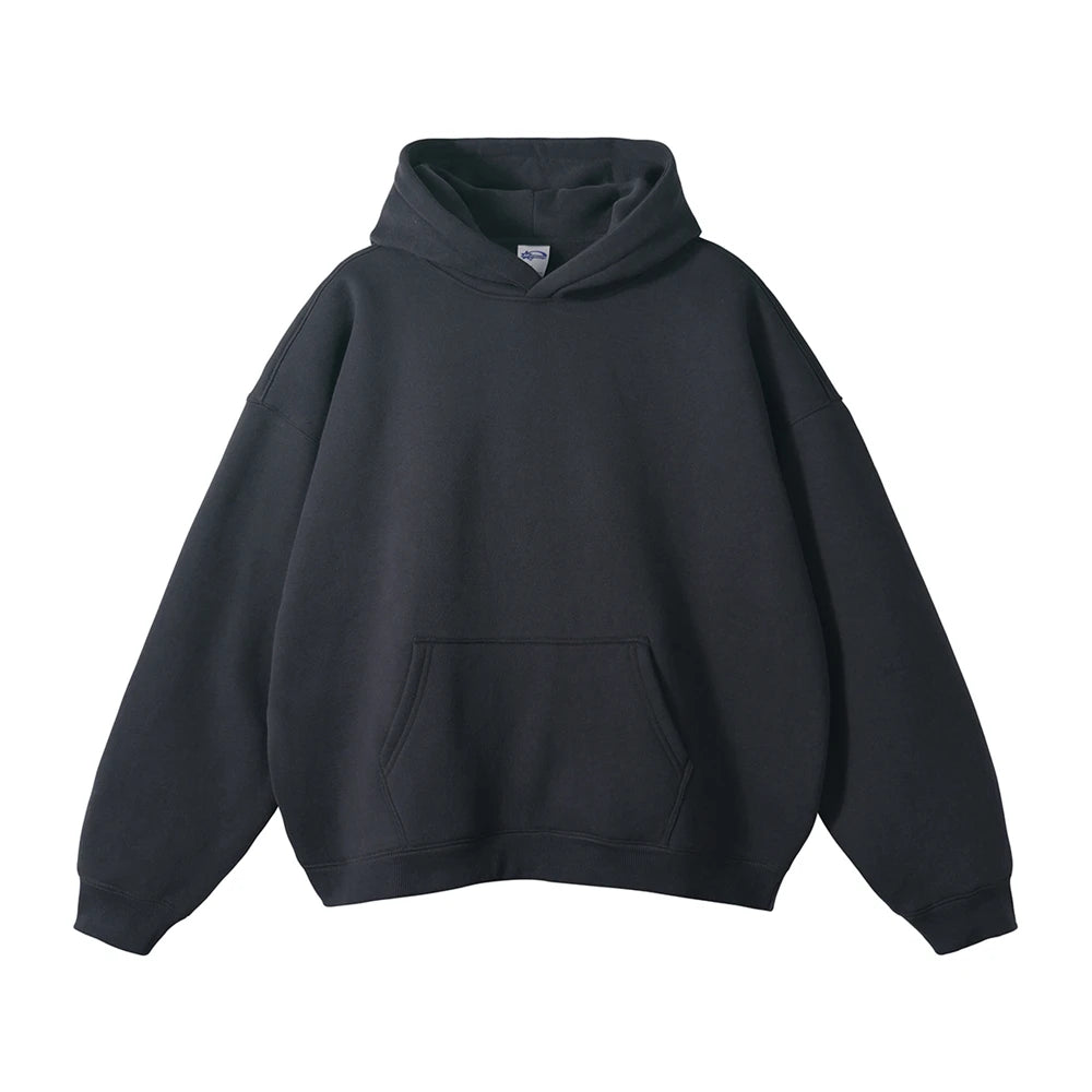 Fleece Hooded Sweatshirt | Unisex Oversized Winter Hoodie Pullover