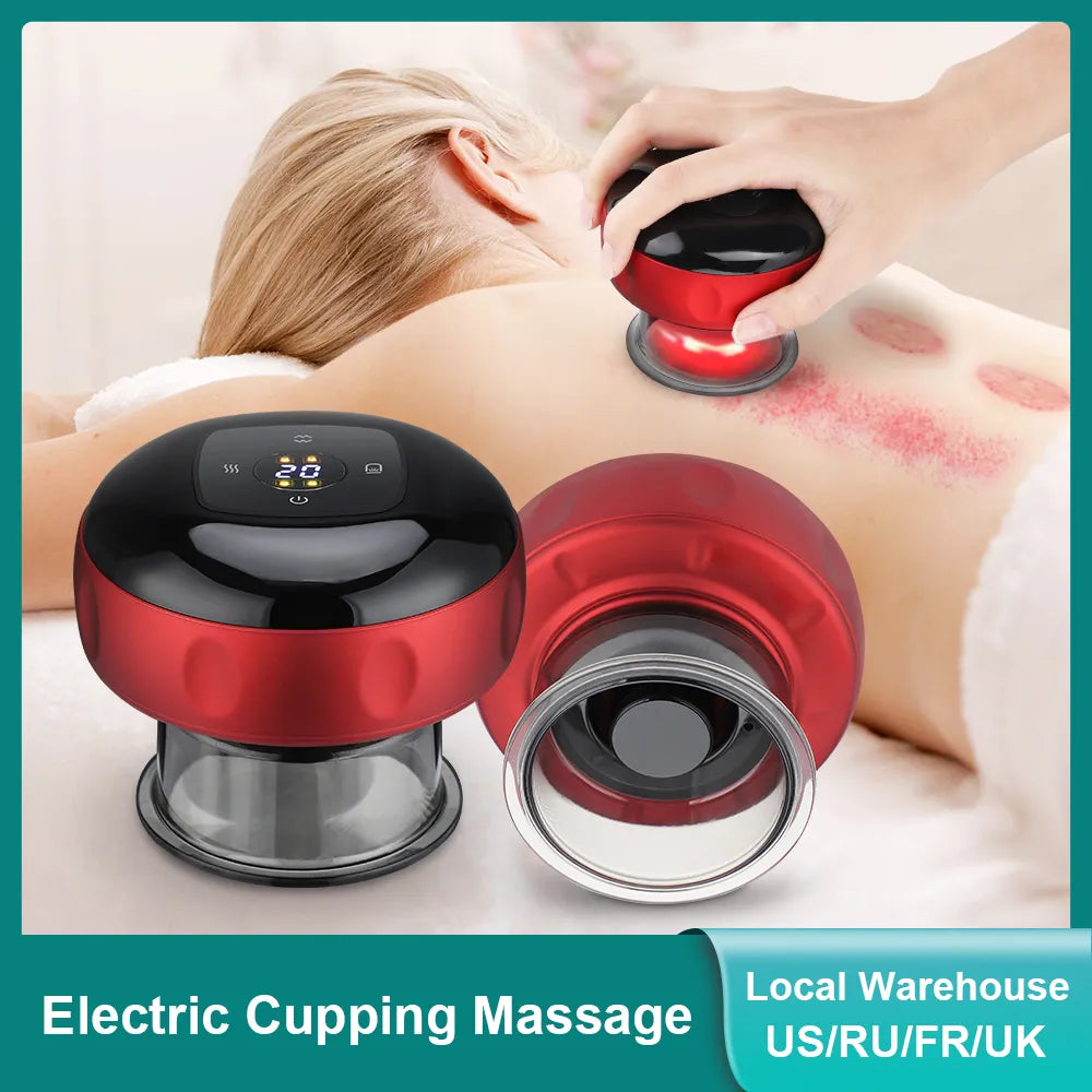 Electric Oriental Vacuum Cupping Self Massager - FitZone360