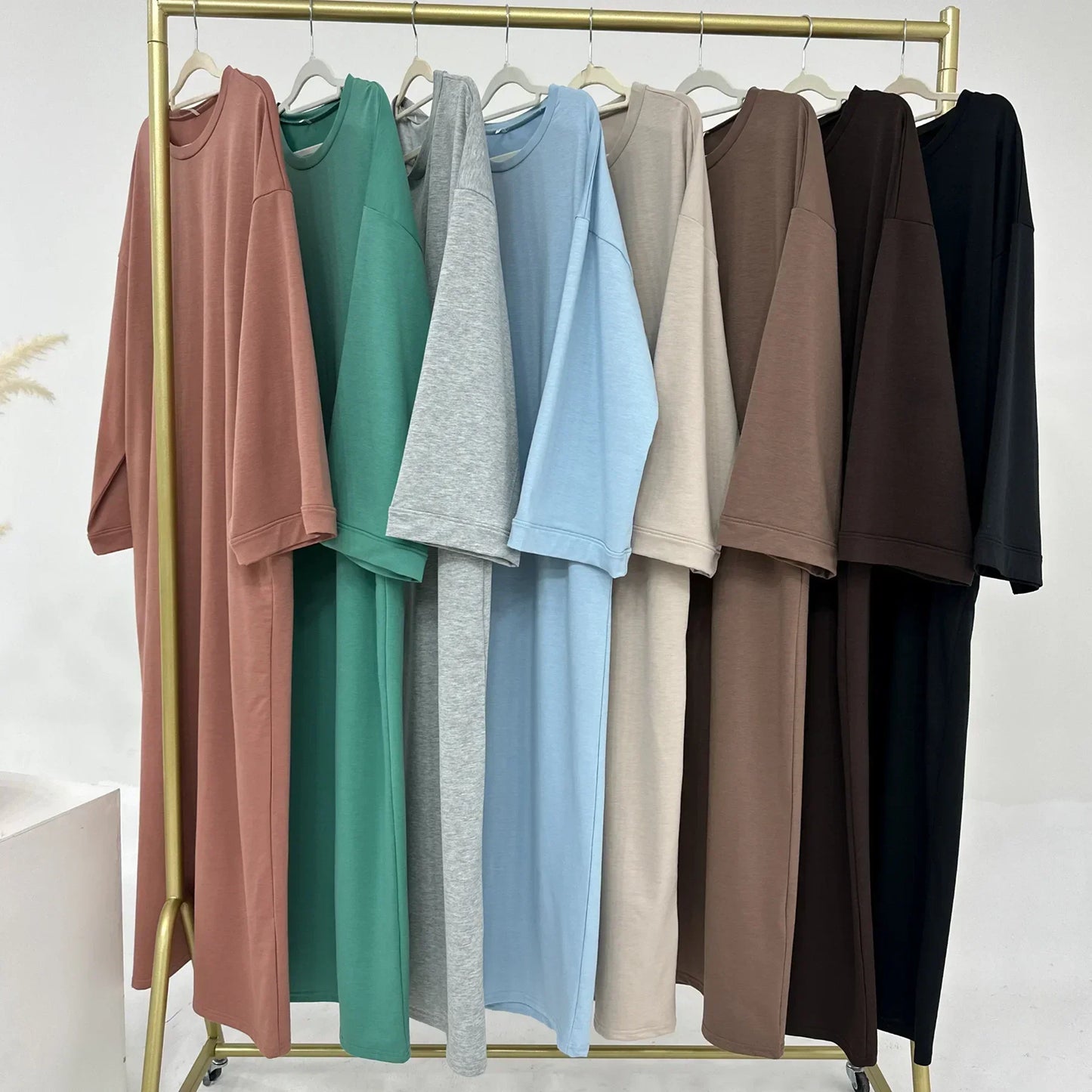Casual Muslim Abaya Sweatshirt Dress for Women | Modest Daily Wear - FitZone360