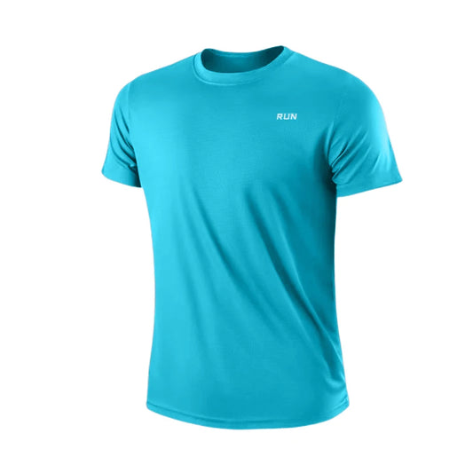 Men's Quick Dry Moisture-Wicking Gym T-Shirt – Lightweight Activewear Top - FitZone360