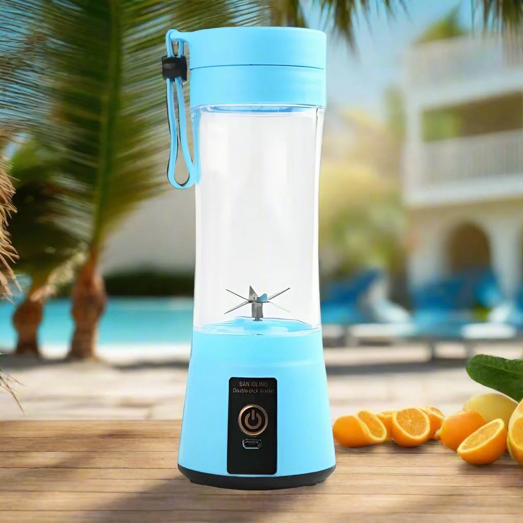 USB Fruit Juice Blender | Compact, Rechargeable Smoothie & Juice Maker for On-the-Go - FitZone360