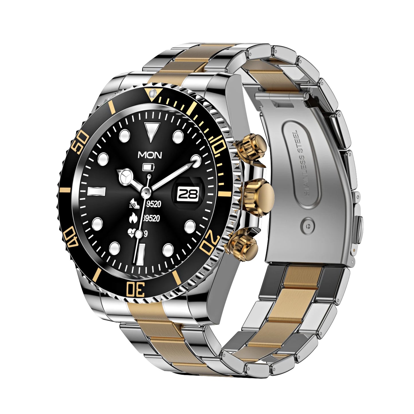 Rolex Inspired Smartwatch – Stylish, High-End Smart Wear for Men - FitZone360