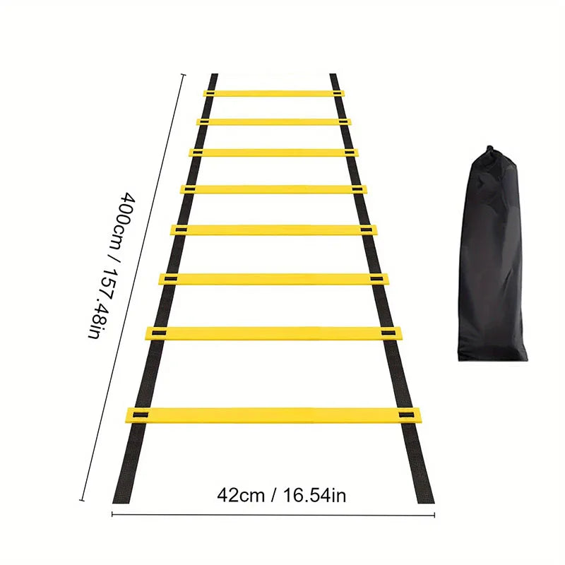 Agility Ladder with Nylon Straps – Speed & Sports Training Tool 🏃♂️ - FitZone360