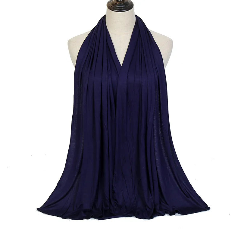 🌙 Soft Modal Cotton Jersey Hijab Scarf – 170x60cm