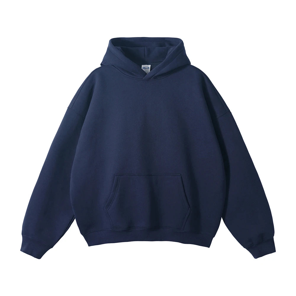 Fleece Hooded Sweatshirt | Unisex Oversized Winter Hoodie Pullover
