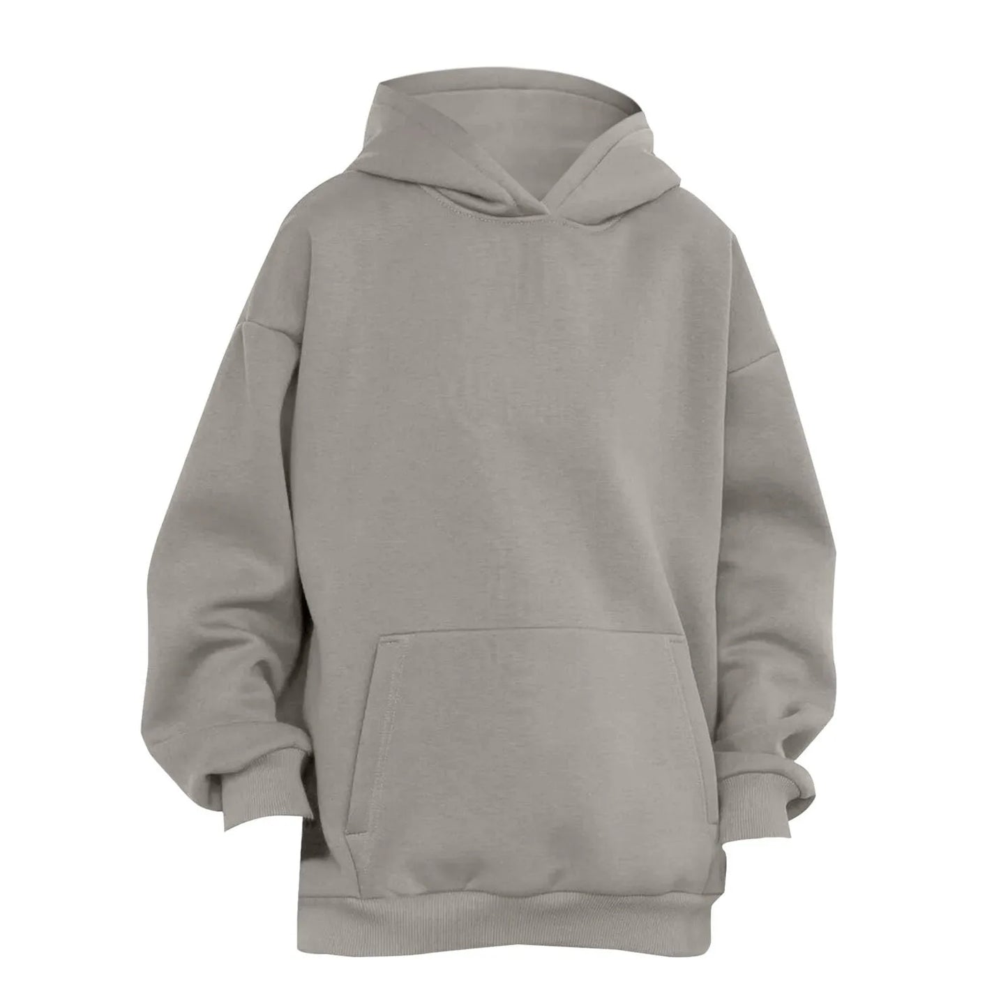 Trendy Solid Color Sports Hoodies | Fleece Sweatshirts for Men & Women | Couple Pullover for Spring & Autumn