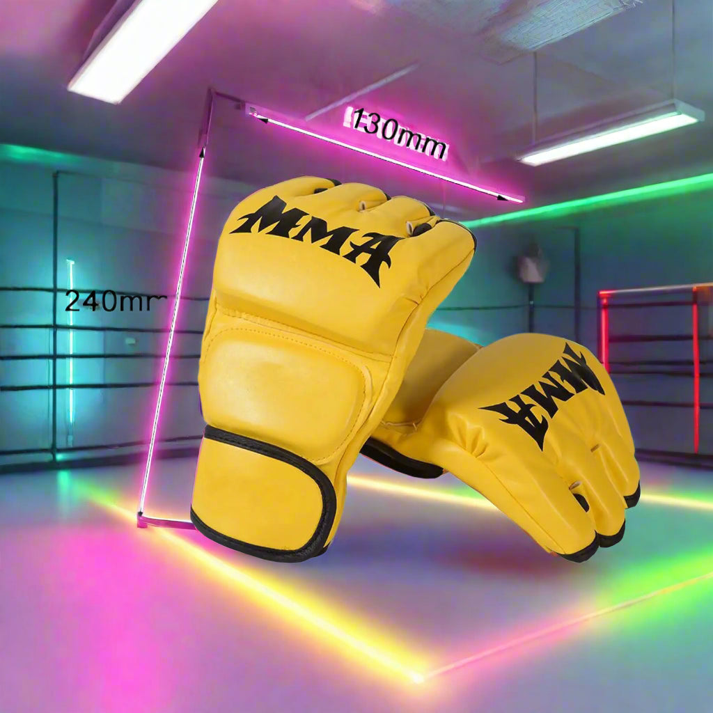 MMA 4oz Boxing UFC Style Mixed Martial Arts Gloves for Men/Women/Kids - FitZone360