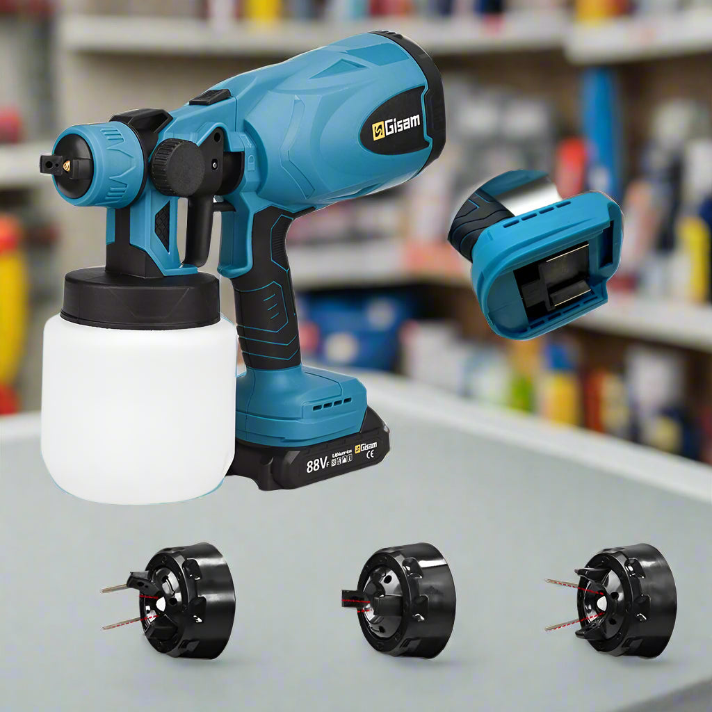 Y 18V Battery! Cordless Electric Spray Gun - FitZone360