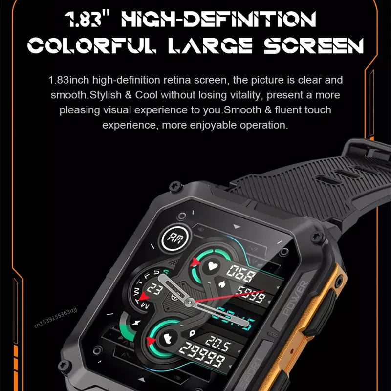 ULTIMATE HALO MILITARY SPORTS SMART WATCH - FitZone360