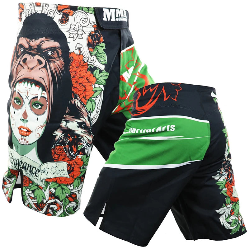 DOMINATE THE CAGE: Pro-Grade MMA Fight Shorts for Champions - FitZone360
