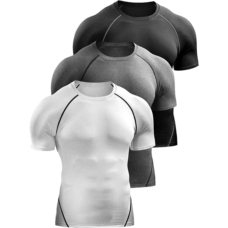 FlexCore Compression Tee: Elevate Your Workout Experience - FitZone360