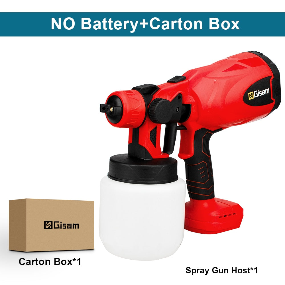 Y 18V Battery! Cordless Electric Spray Gun - FitZone360