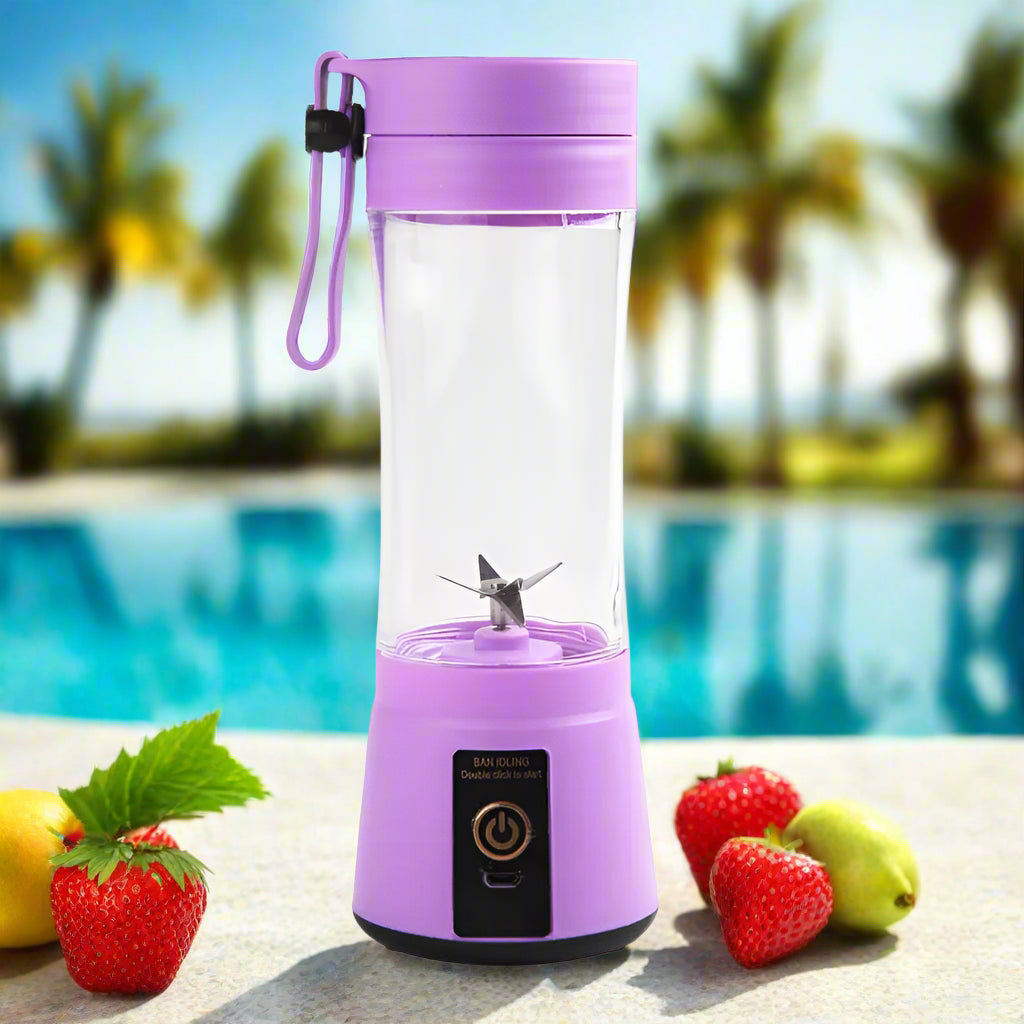 USB Fruit Juice Blender | Compact, Rechargeable Smoothie & Juice Maker for On-the-Go - FitZone360