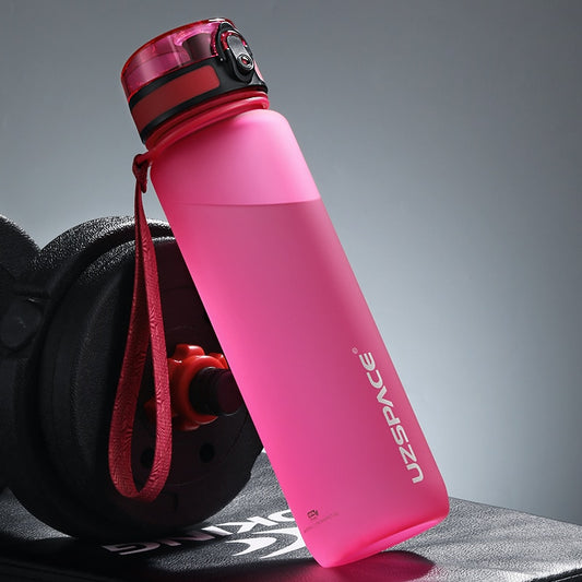 Portable Sports Water Bottle | Leakproof, BPA-Free Plastic Drinkware for Travel & Fitness - FitZone360