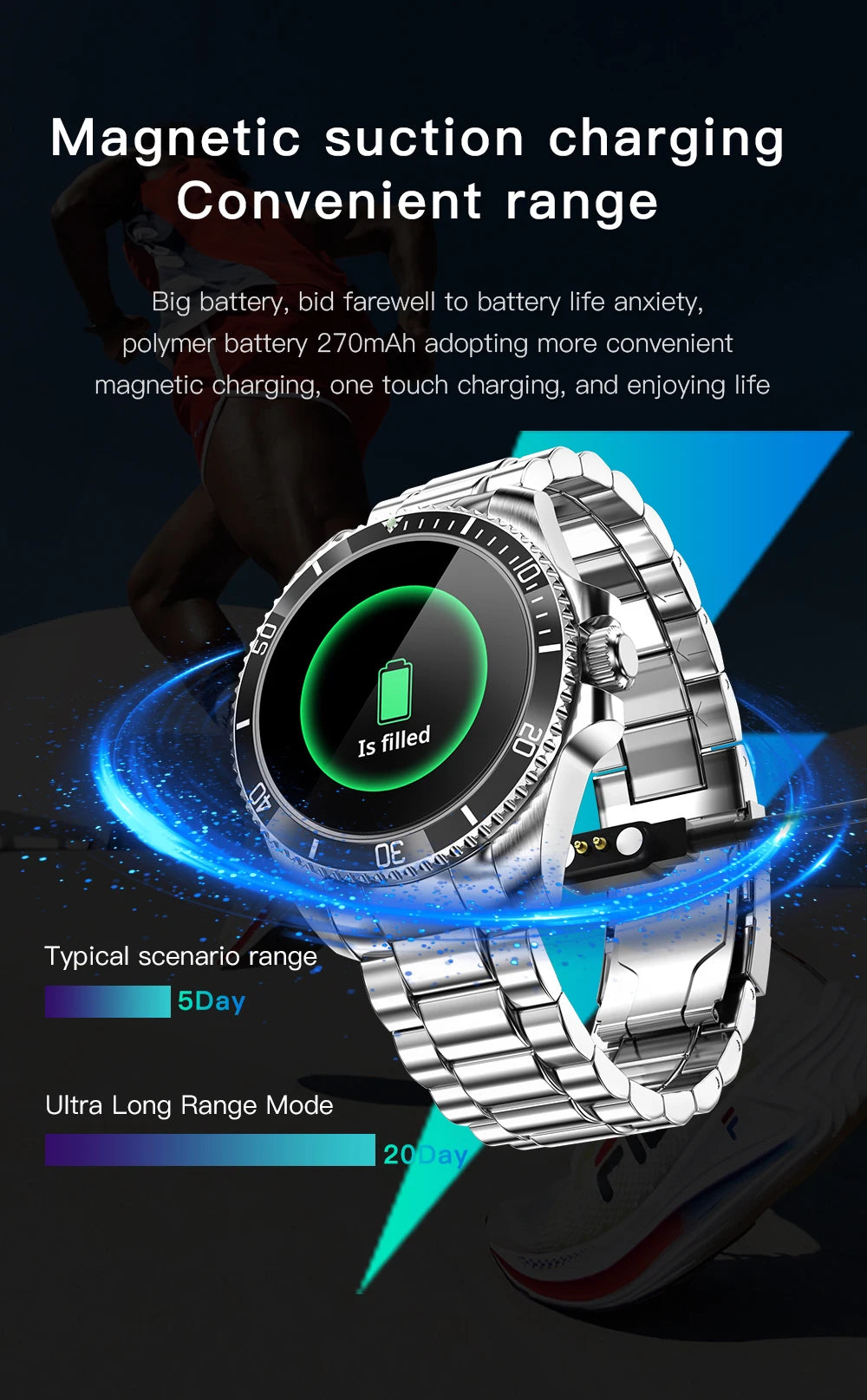 Smartwatch Luxury Rolex-Inspired | 1.43" HD AMOLED, GPS, Bluetooth Call, Health & Fitness Tracker for iOS & Android ⌚🌐 - FitZone360
