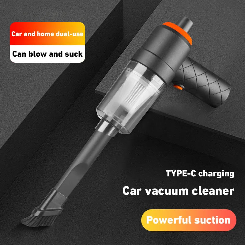 Wireless Car Vacuum Cleaner – 120W High Power, 1200mAh Cordless Handheld Auto Vacuum, Portable & Rechargeable - FitZone360