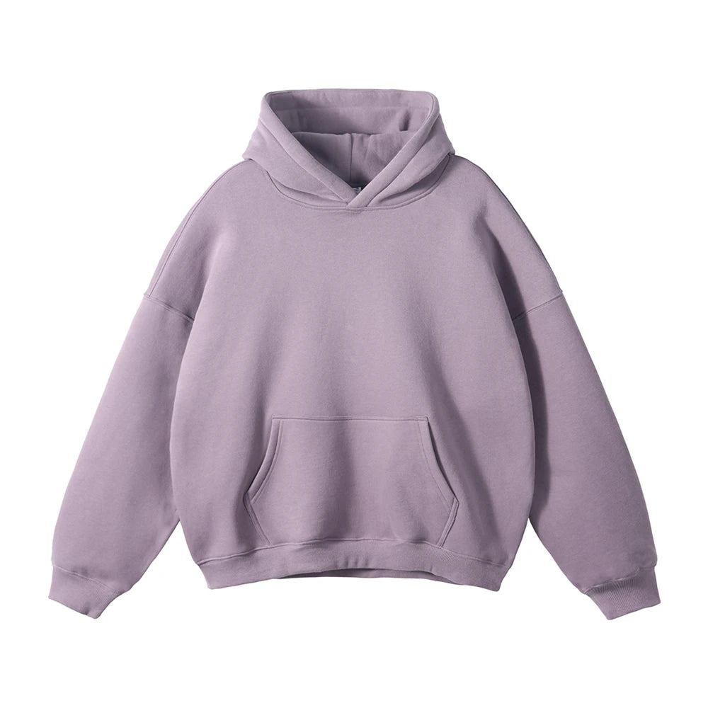 Fleece Hooded Sweatshirt | Unisex Oversized Winter Hoodie Pullover