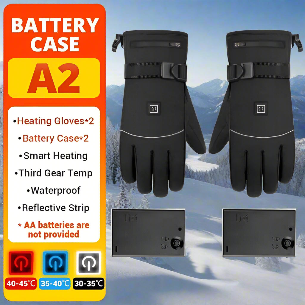 Heated Winter Gloves | USB Battery Powered for Ultimate Warmth - FitZone360