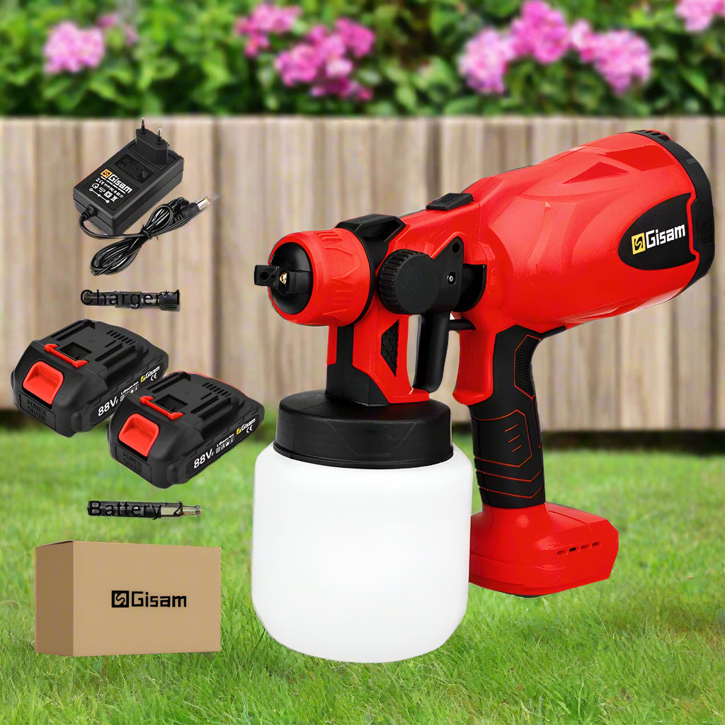 Y 18V Battery! Cordless Electric Spray Gun - FitZone360