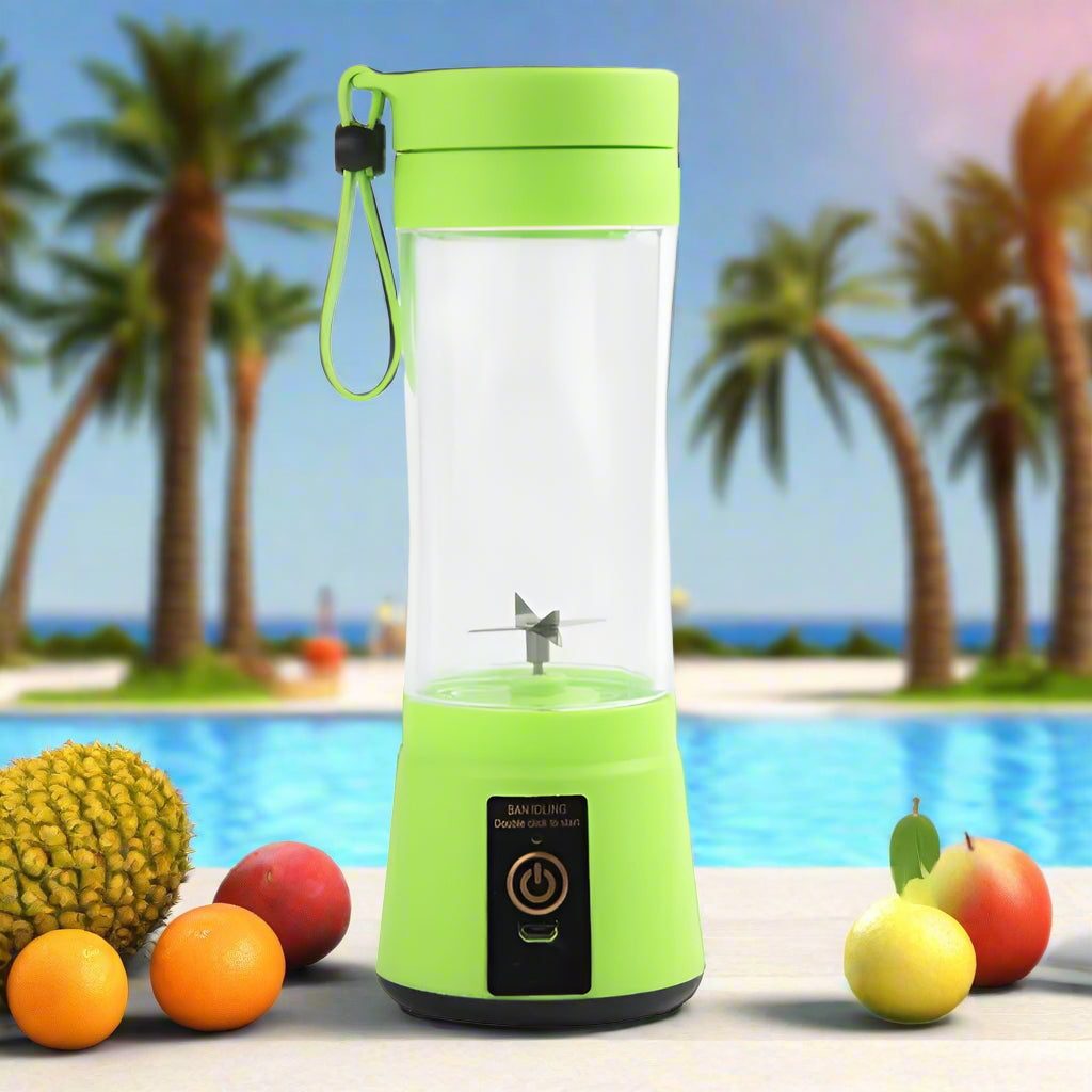 USB Fruit Juice Blender | Compact, Rechargeable Smoothie & Juice Maker for On-the-Go - FitZone360