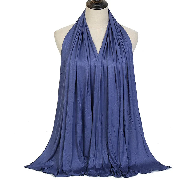🌙 Soft Modal Cotton Jersey Hijab Scarf – 170x60cm