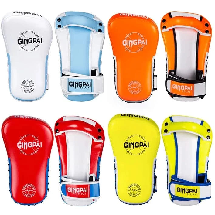 Muay Thai Pads | Kickboxing & MMA Striking Training | Single Arm Strap - FitZone360