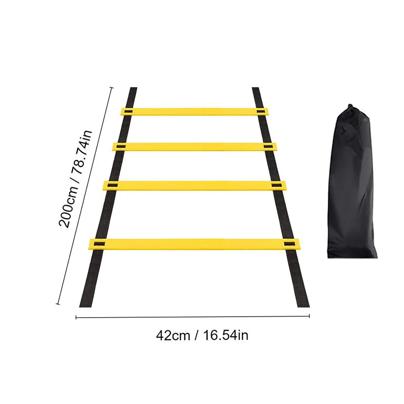 Agility Ladder with Nylon Straps – Speed & Sports Training Tool 🏃♂️ - FitZone360