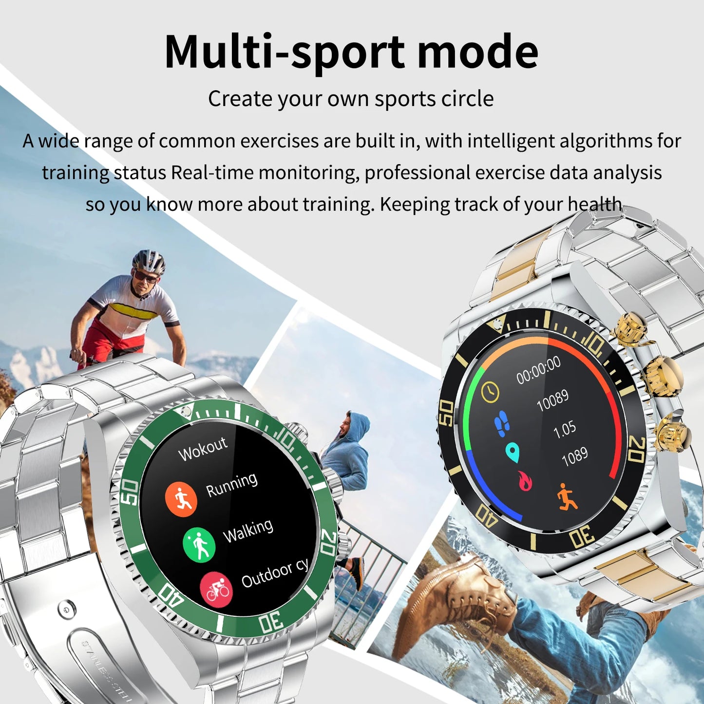 Aiweile AW12 Smartwatch – Stylish, High-End Smart Wear for Men