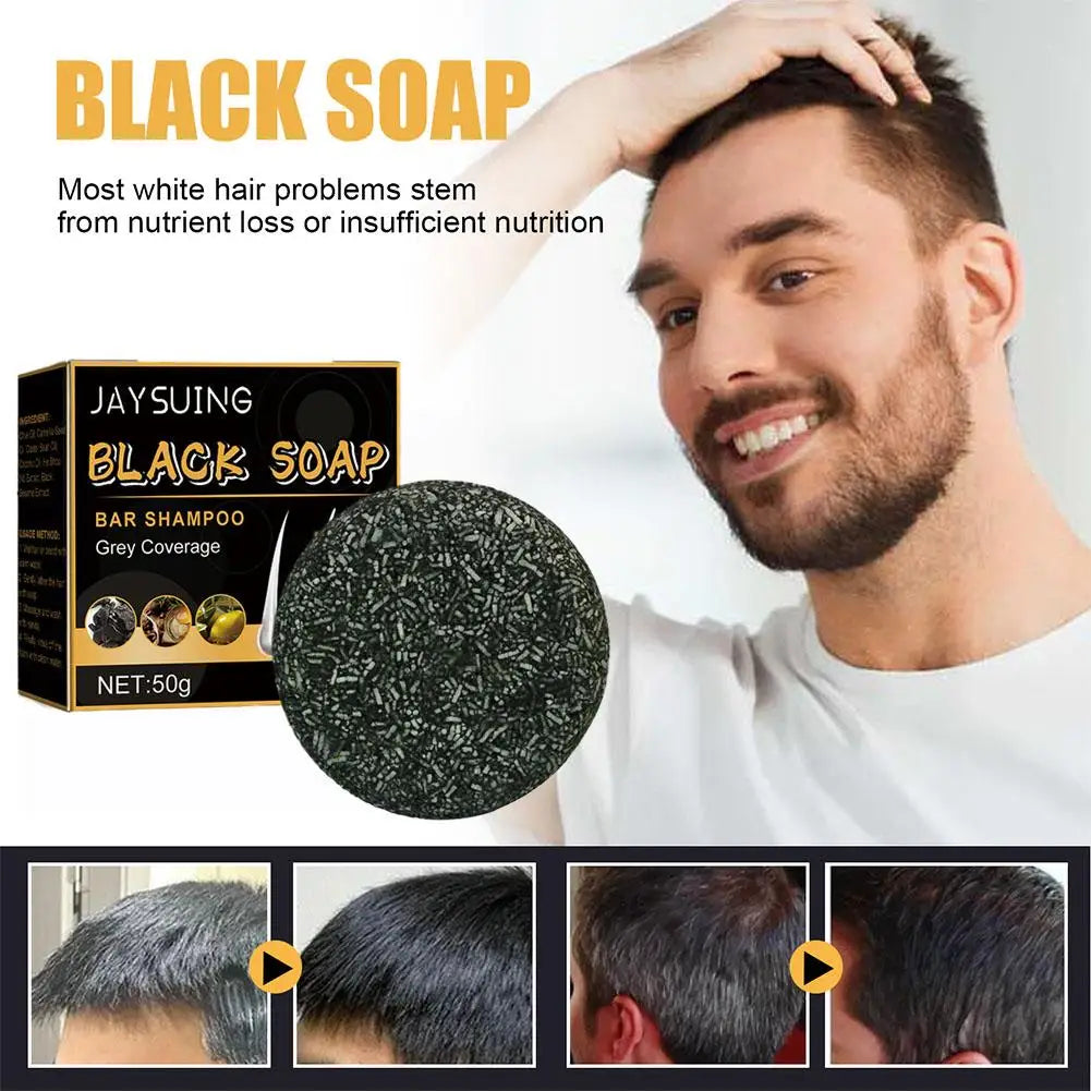 Hair Darkening Shampoo Bar 50g | Restore & Darken Hair - FitZone360
