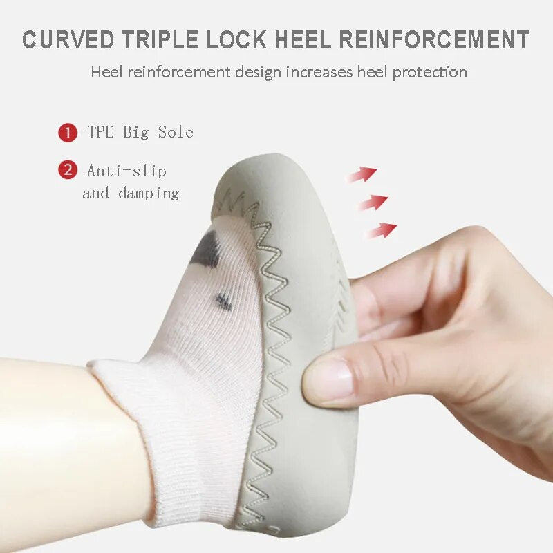 Non-Slip Toddler Shoes with Anti-Drop Soft Soles for Newborns | Soft Cartoon Baby Floor Socks for Spring and Summer – - FitZone360