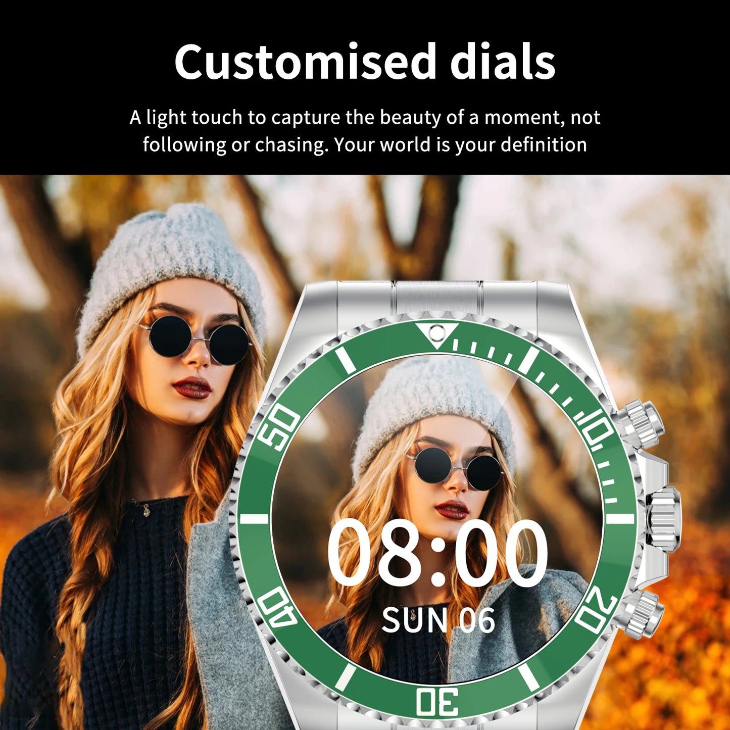 Aiweile AW12 Smartwatch – Stylish, High-End Smart Wear for Men
