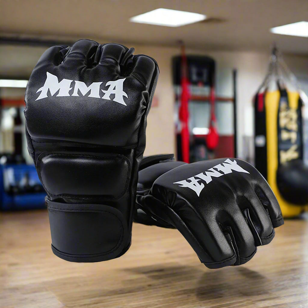 MMA 4oz Boxing UFC Style Mixed Martial Arts Gloves for Men/Women/Kids - FitZone360
