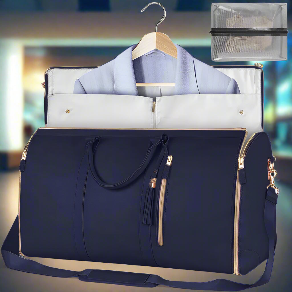 Travel Non-Crease Foldable Suit Bag | Stylish & Convenient Carry-On Luggage - FitZone360