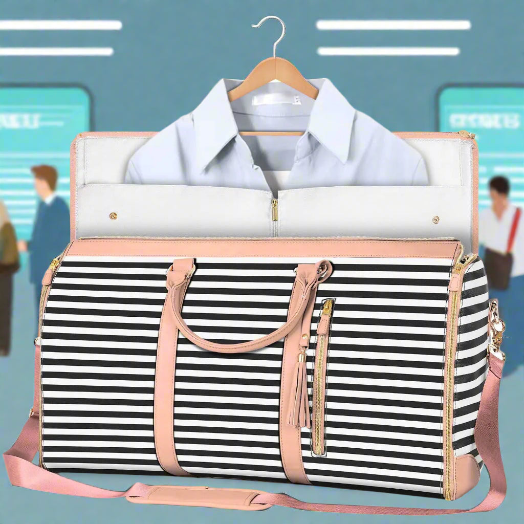 Travel Non-Crease Foldable Suit Bag | Stylish & Convenient Carry-On Luggage - FitZone360