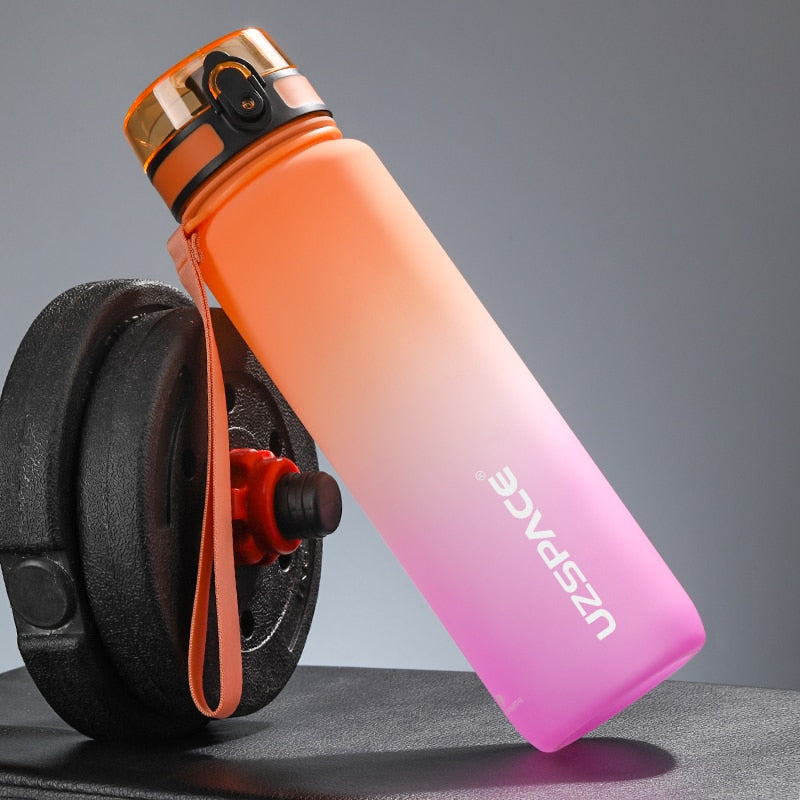 Portable Sports Water Bottle | Leakproof, BPA-Free Plastic Drinkware for Travel & Fitness - FitZone360