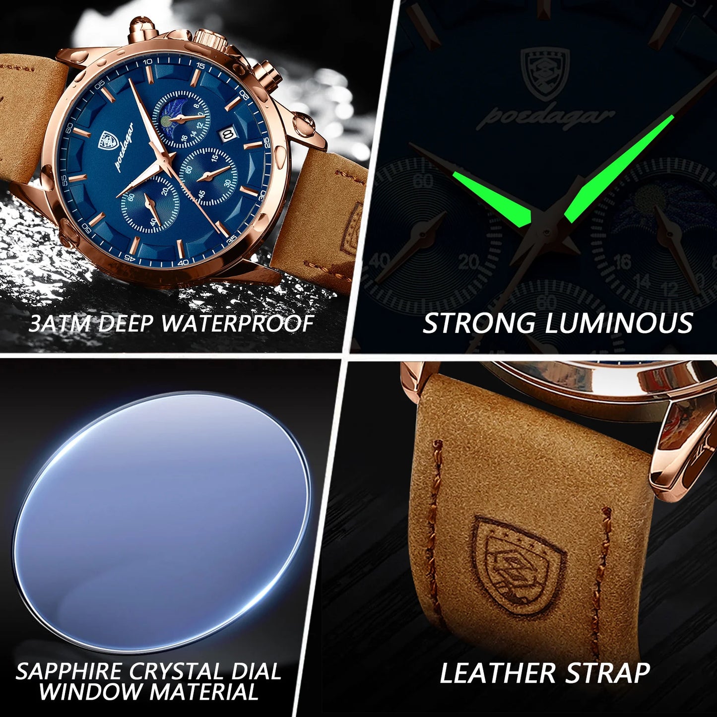 Quartz Watch | Luxury Business Wristwatch - FitZone360