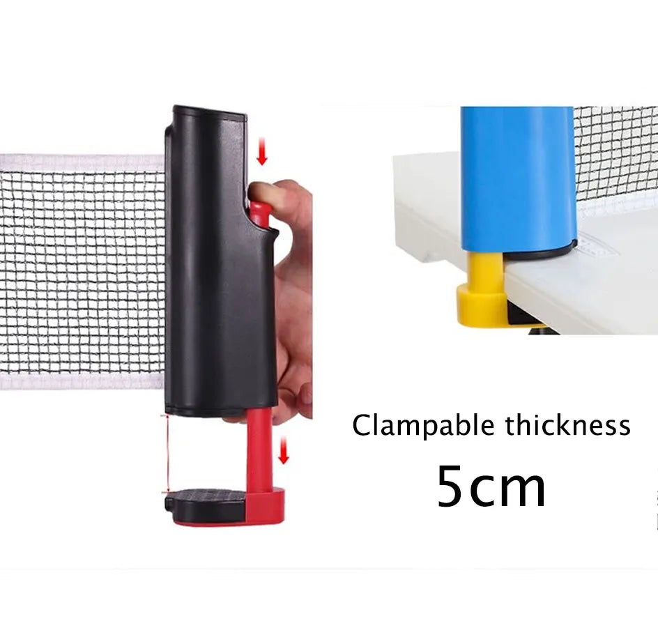 Portable Ping Pong Net Rack Anywhere Table Tennis enthusiasts - FitZone360