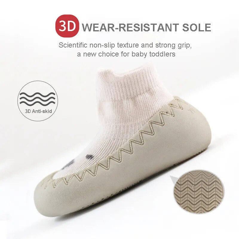 Non-Slip Toddler Shoes with Anti-Drop Soft Soles for Newborns | Soft Cartoon Baby Floor Socks for Spring and Summer – - FitZone360