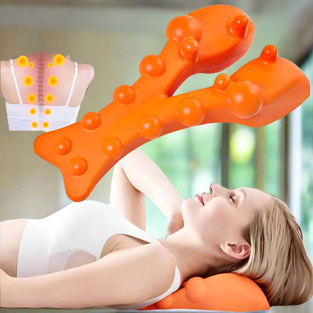 Cervical Massager | Neck Discomfort Relief, Posture Corrector | Deep Tissue Relaxation - FitZone360